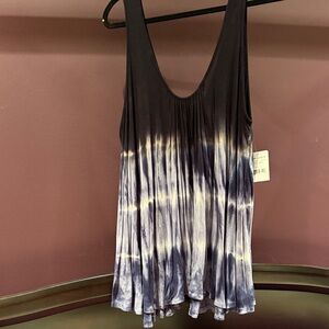 Free People Tie Dyed Top